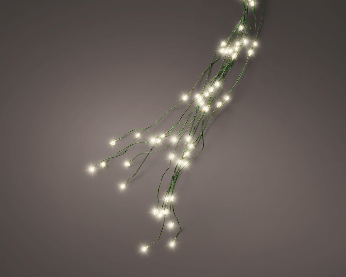 micro led boom bunch steady buiten groen/warm wit 408 led l.180cm