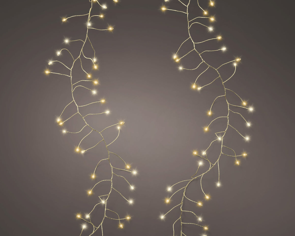 micro led compact lights 8 functie twinkel effect buiten goud/warm wit/klassiek warm 480 led l.600cm