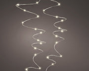 micro led stringlights steady buiten zilver/warm wit 240 led l.1195cm