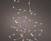 micro led stringlights 8 functie twinkel effect buiten zilver/multi 240 led l.1195cm
