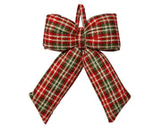 strik polyester groen/rood l.30cm x w.20cm x h.10cm