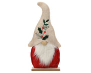 gnoom polyester pinewood nose, on rectange base fsc mix 70% rood/wit l.17.5cm x w.6cm x h.35.5cm