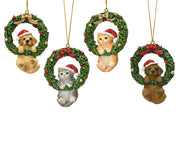 dieren polyresin 4ass assortie l.4.2cm x w.8.2cm x h.10.9cm