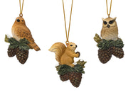 dieren polyresin 3ass assortie l.3.7cm x w.6.1cm x h.9.3cm