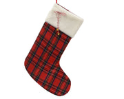kous polyester stocking rood/kleur(en) l.28cm x w.43cm x h.0.5cm