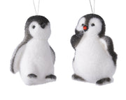 pinguïn polystyreen flock 2ass zwart/wit l.5cm x w.6.5cm x h.9cm