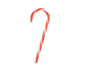 zuurstok plastic candy stic rood/wit l.1.5cm x w.12cm x h.33.5cm