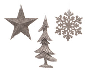 figuren plastic glitter plastic glitter hanger 3ass poederroze l.0.8cm x w.10.5cm x h.10.5cm