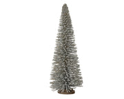 boom bamboe glitters op voet champagne d.14cm x h.39cm