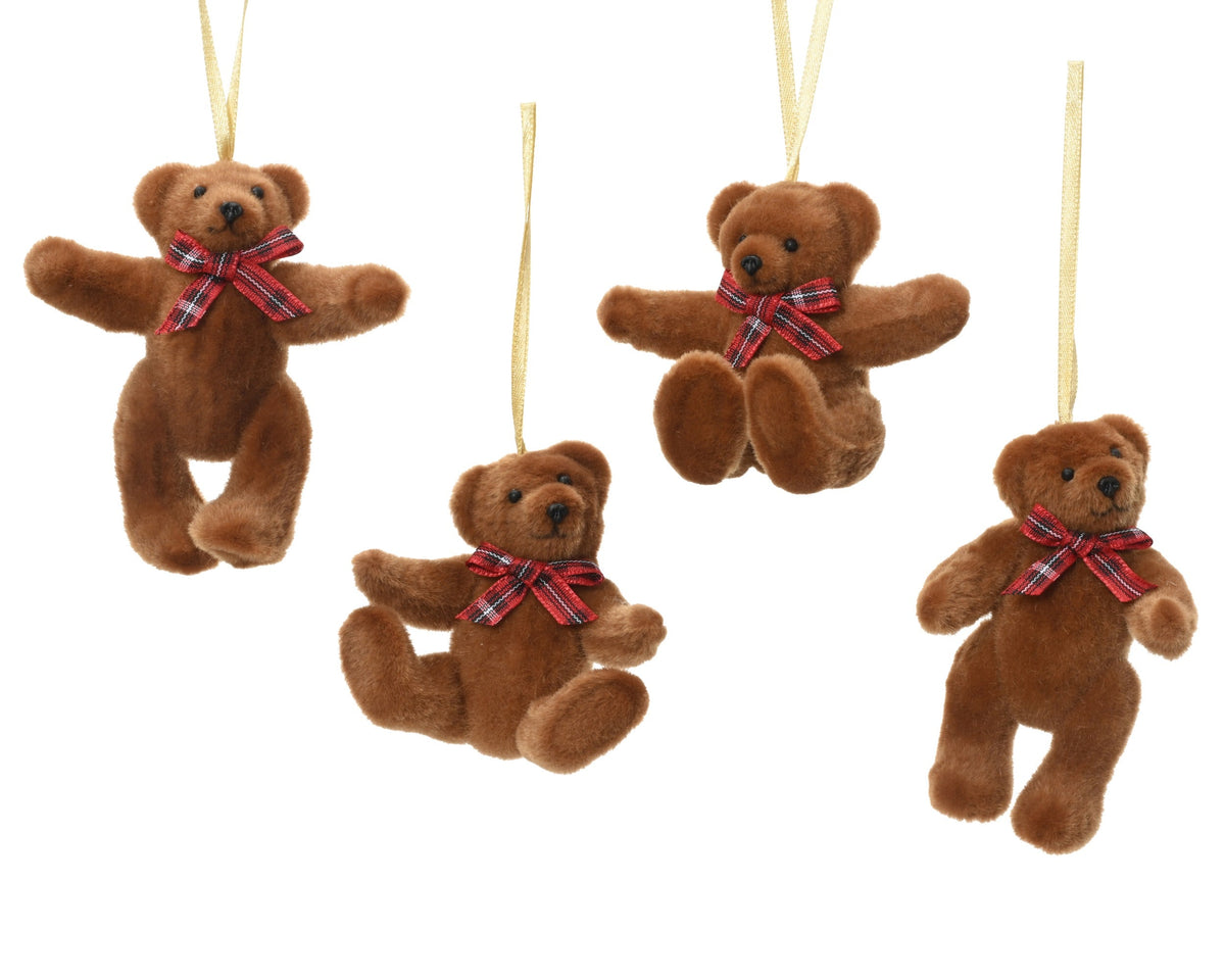 beer polystyreen flock bow 4ass bruin l.8cm x w.4.5cm x h.9cm