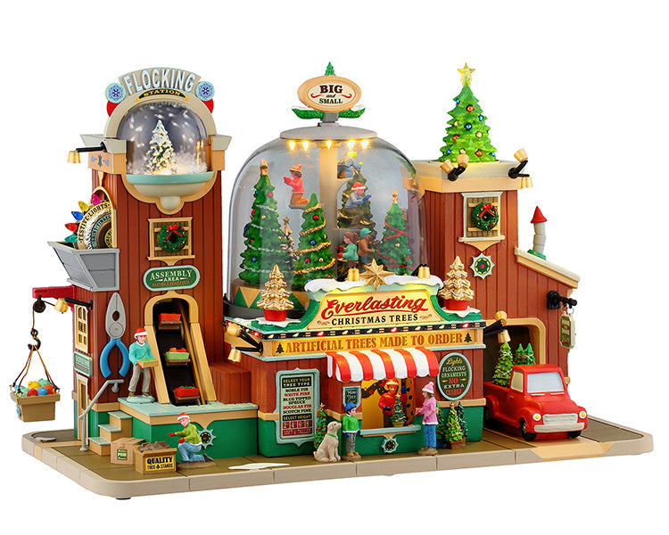 everlasting christmas trees, with 4.5v adaptor