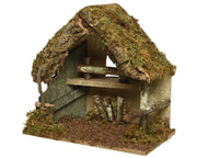 kerststal hout fsc mix 70% naturel l.30cm x w.18cm x h.26cm