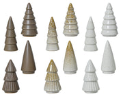 boom porselein tree reaction glazed 12ass assortie d.5cm x h.10cm