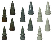 boom porselein tree reaction glazed 12ass assortie d.9cm x h.20.7cm