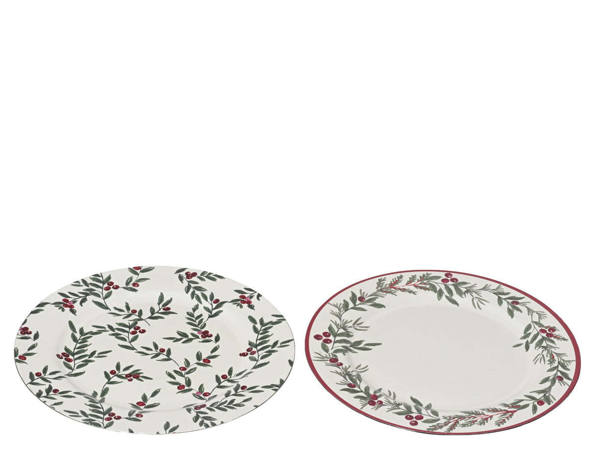 decobord pp round decal 2ass groen/kleur(en) d.33cm x h.1.5cm