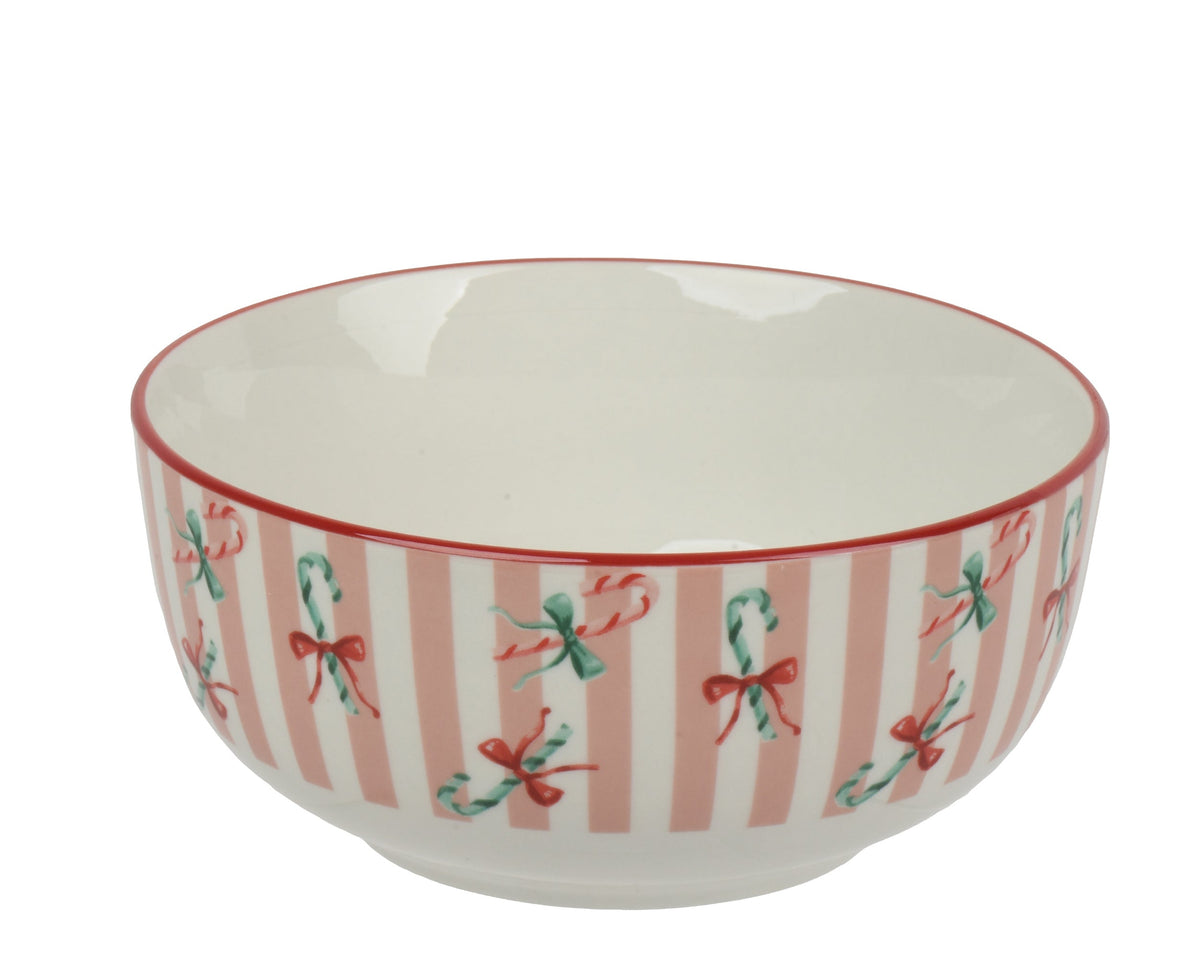 schaal porselein round decal wit/kleur(en) d.13.7cm x h.6.3cm