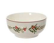 schaal porselein decal groen/kleur(en) d.14cm x h.6.3cm