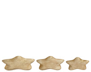 decobord ijzer star antique goud antiek l.19cm