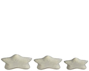 decobord ijzer star antique zilver l.19cm