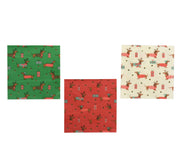 servet papier dachshund 3col ass fsc mix 70% assortie l.25cm x w.25cm x h.0.01cm
