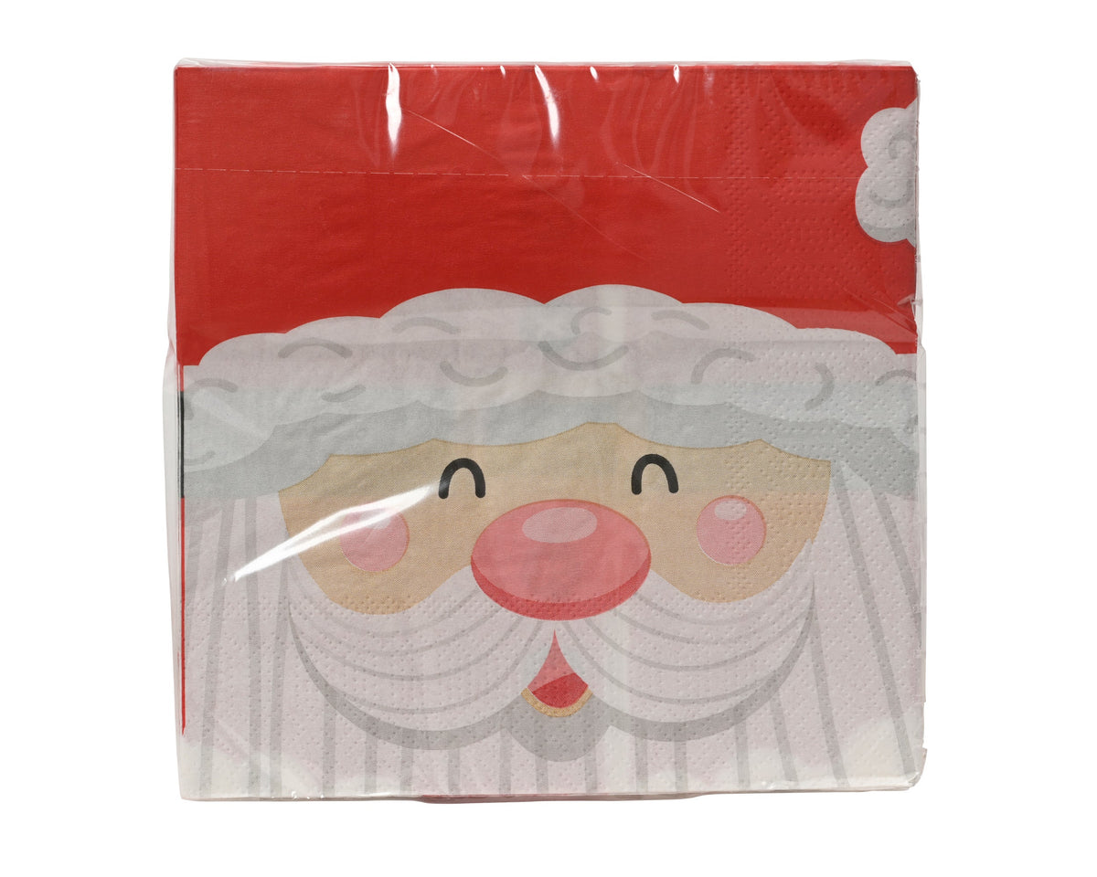 servet papier santa fsc mix 70% rood/kleur(en) l.33cm x w.33cm x h.0.02cm