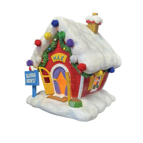 max's sleigh rides set - grinch village by d56