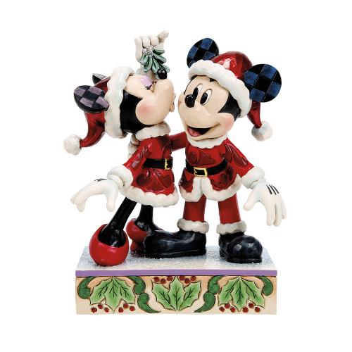 mickey and minnie mistletoe by disney traditions