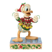 donald with bells figurine by disney traditions