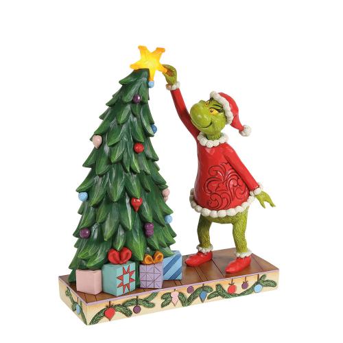 special edition grinch pulling star -the grinch by jim shore