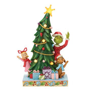 the grinch  max and cindy-lou figurine by jim shore