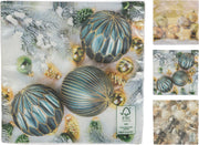 servetten 33x33cm 16sts 3-laags 3ass kerstbal design