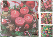 servetten papier 33x33cm set van 16sts 3-laags 3ass kerst designs
