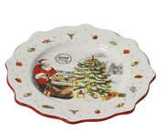 bord dolomiet santa wit/kleur(en) d.20.3cm x h.2cm