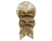 strik jute silver glitter naturel l.12cm x w.1.5cm x h.13cm
