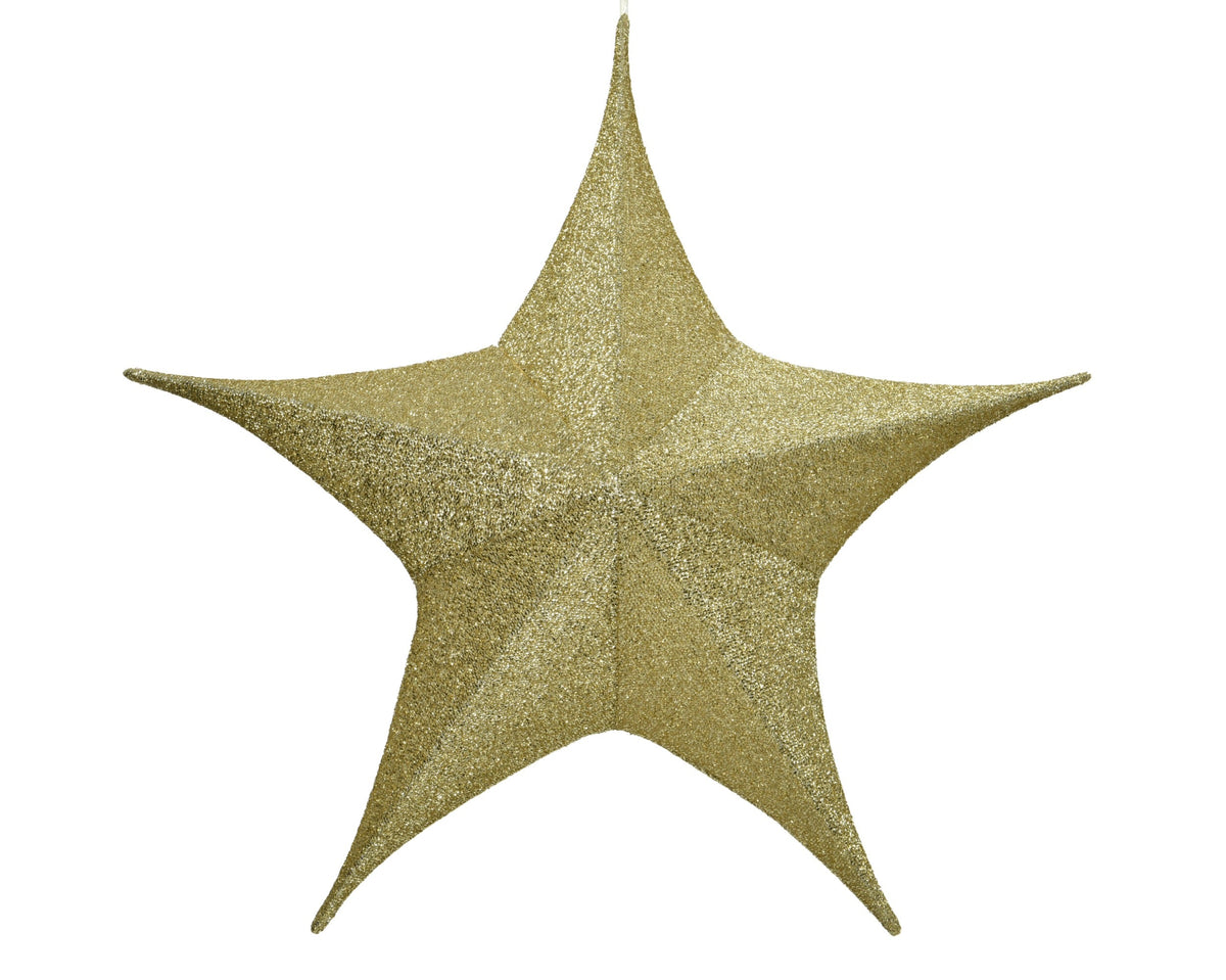 ster polyester goud d.80cm x h.28cm