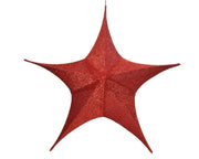 ster polyester rood d.135cm x h.42cm
