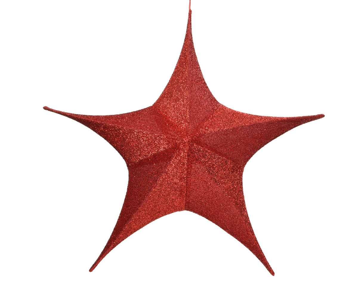 ster polyester rood d.135cm x h.42cm