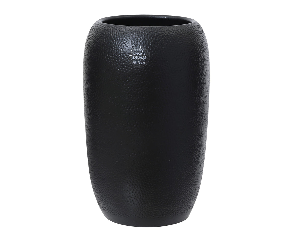 vaas terracotta zwart l.22cm x w.22cm x h.40cm
