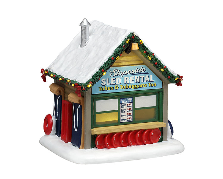 slopeside sled rental, ac adaptable