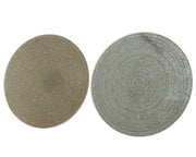 spiegel glas round stripe 2col ass assortie d.20cm x h.0.3cm