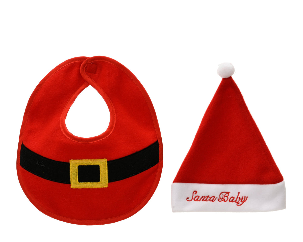 set polyester kerstrood/kleur(en) l.29cm x w.25cm x h.0.5cm
