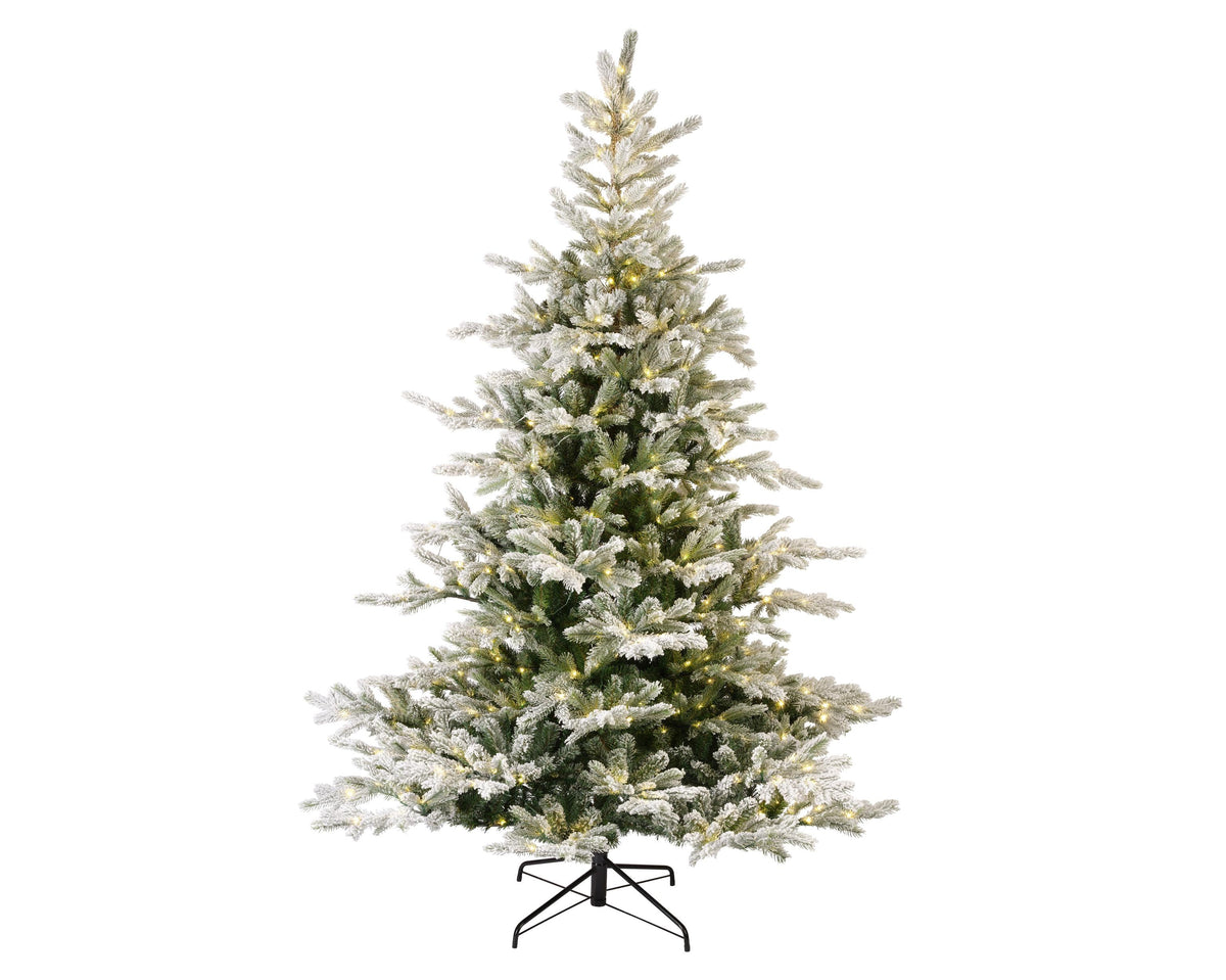 grandis fir snowy micro led indoor groen/wit/warm wit d.162cm h.240cm 700l