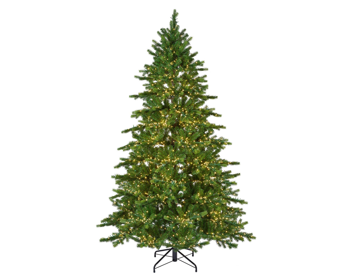 galloway spruce led indoor groen/warm wit d.120cm h.180cm 3000l