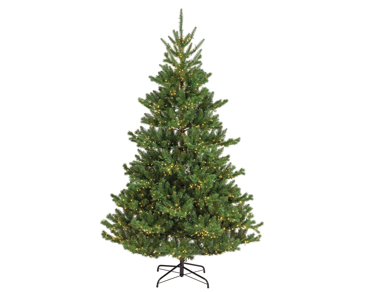alba fir led indoor groen/warm wit d.116cm h.180cm 1700l