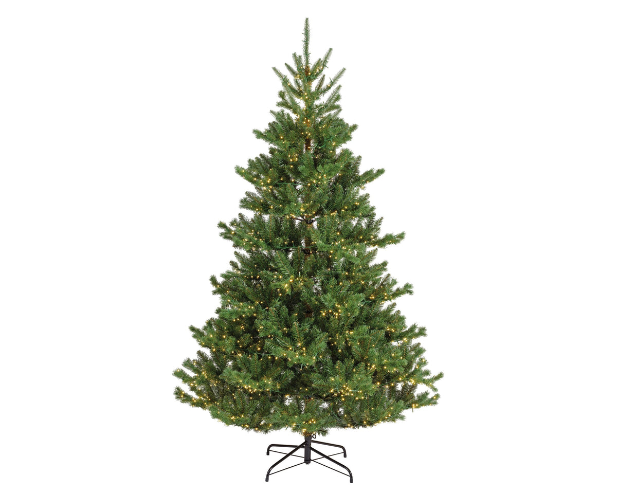alba fir led indoor groen/warm wit d.137cm h.240cm 3100l