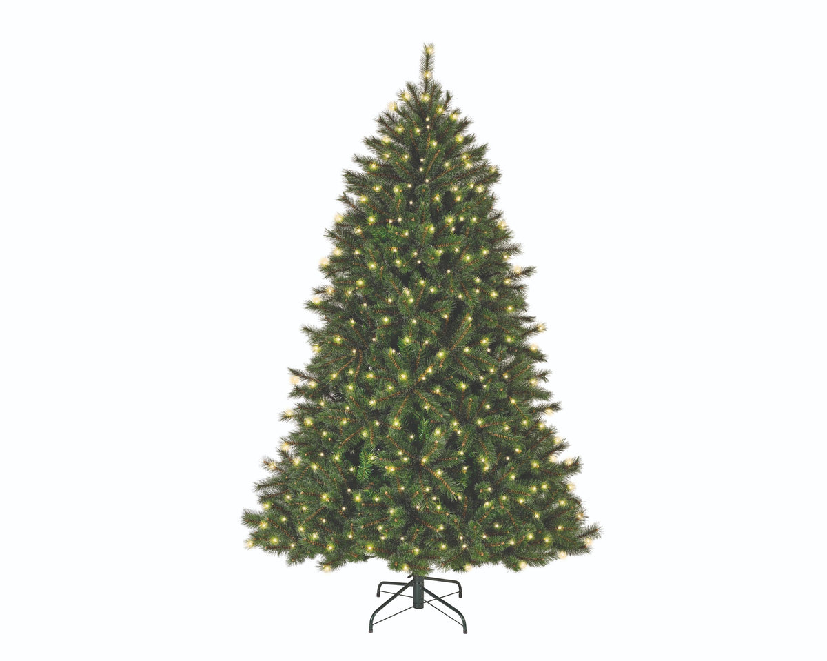 malmö spruce groen/wit/warm wit/klassiek warm d.136cm h.210cm 440l