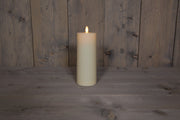 b.o.t. buitenkaars bewegende vlam 8x22cm ivoor 2xc (500h) 6/18u timer