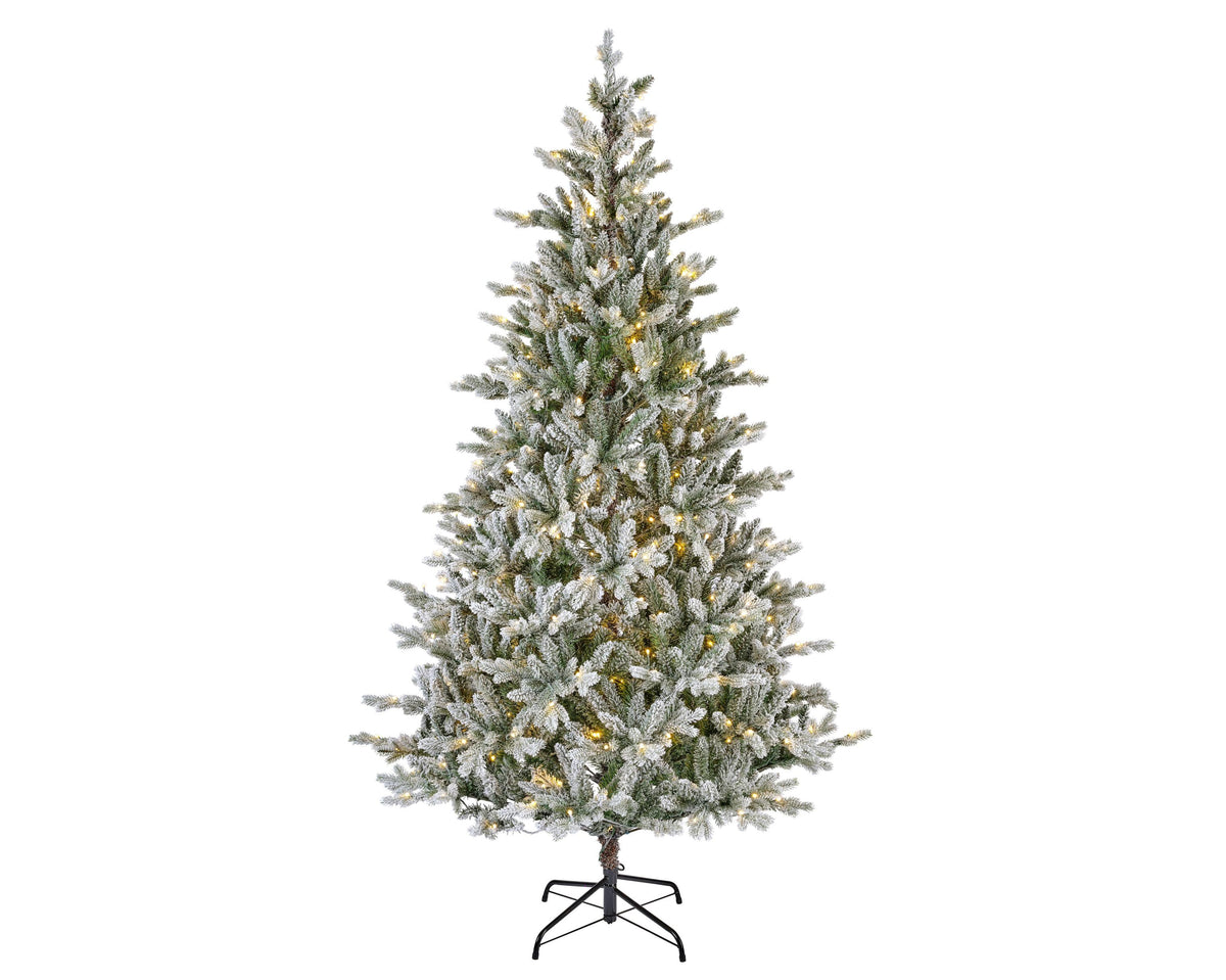 allison boom snowy led indoor green/white/warm white/classic warm d.112cm h.180cm 320l