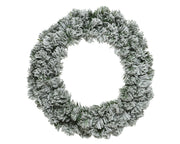 imperial krans snowy binnen en buiten groen/wit d.50cm h.13cm