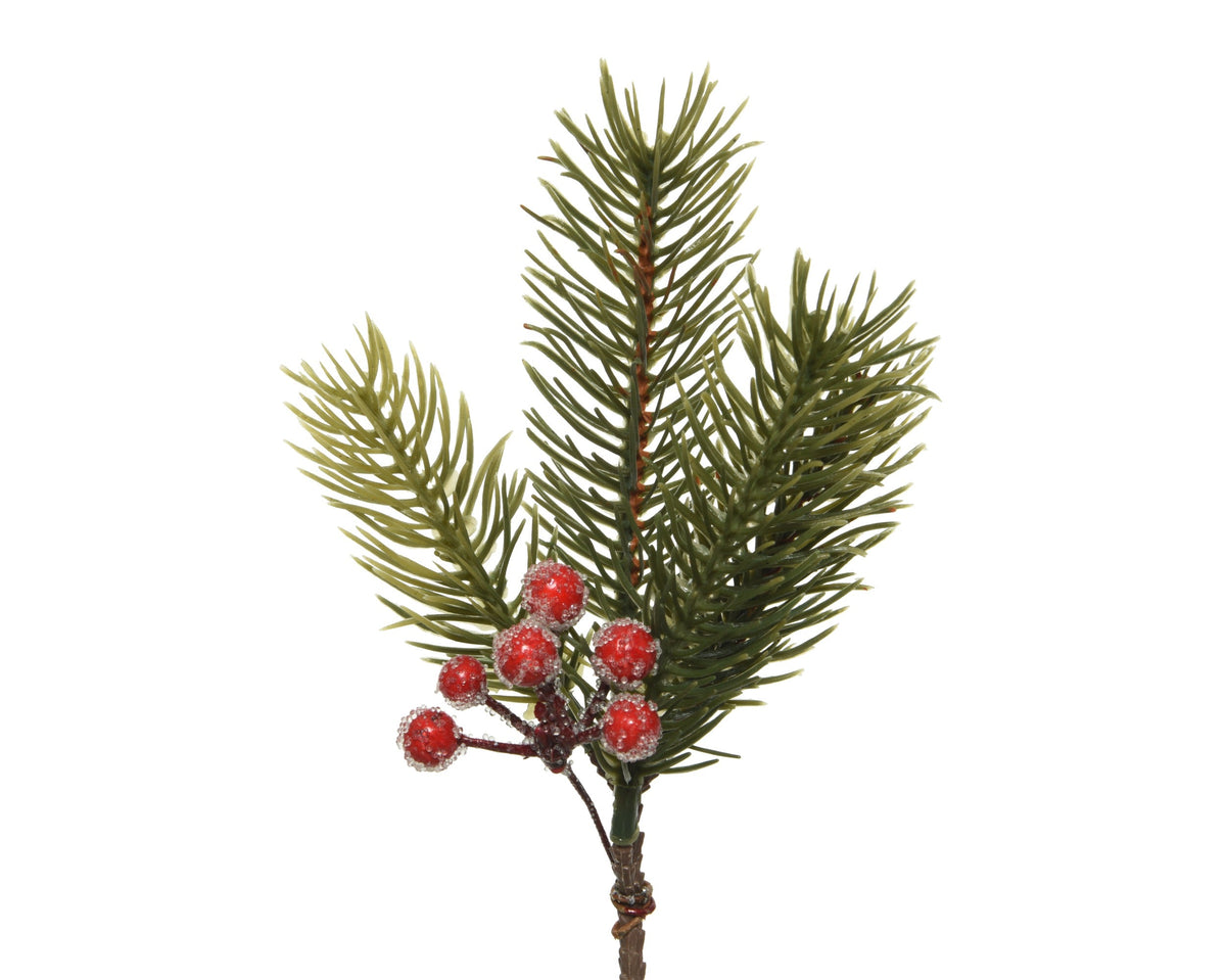 tak red berries binnen groen/rood l.6cm x w.8cm x h.21.5cm